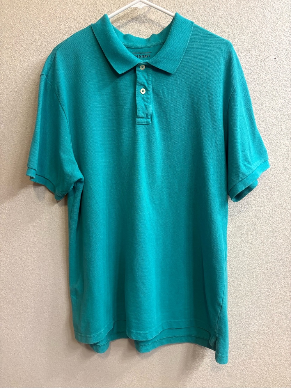 Old Navy Turquoise Polo Shirt XL Short Sleeve Casual